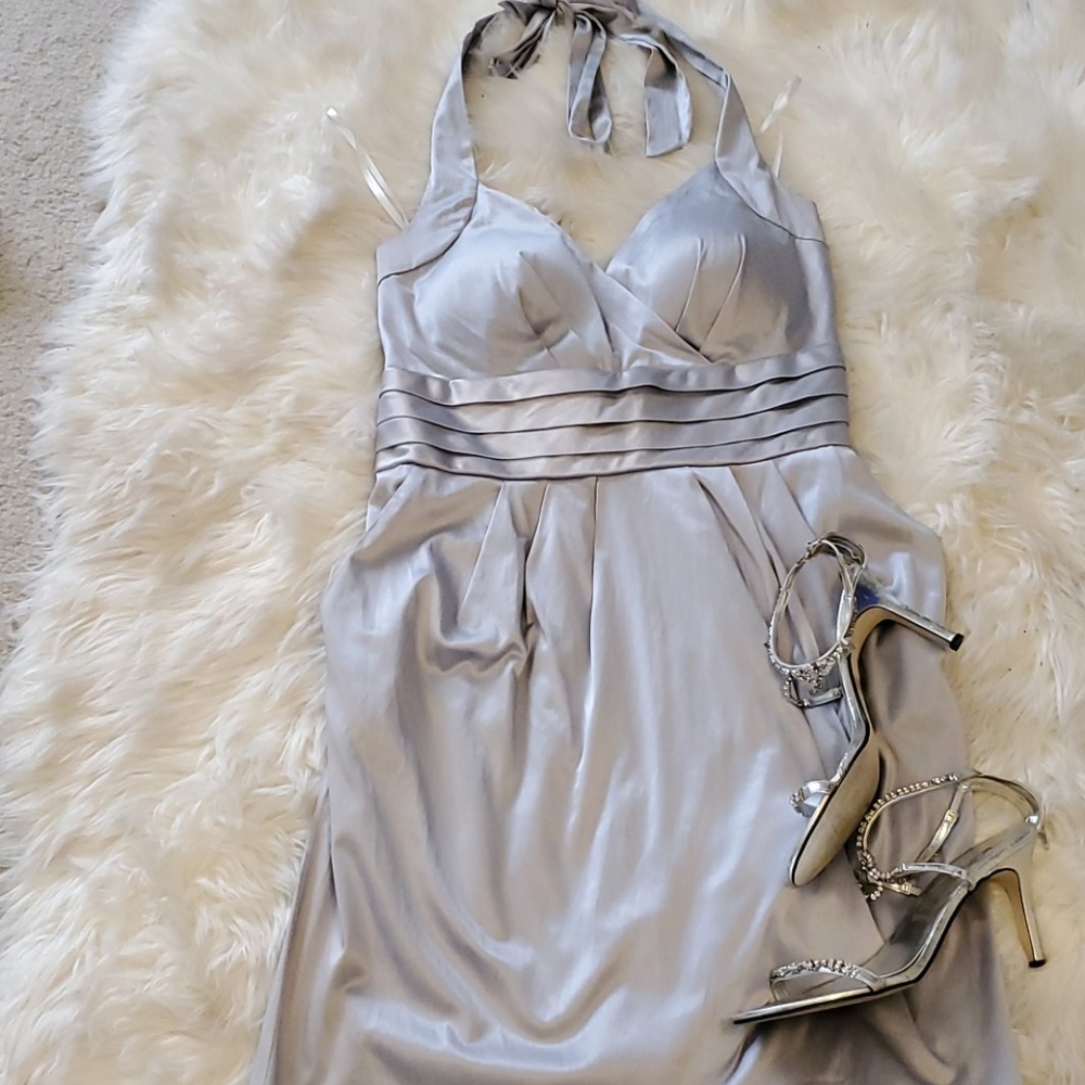 Silver Cocktail Dress